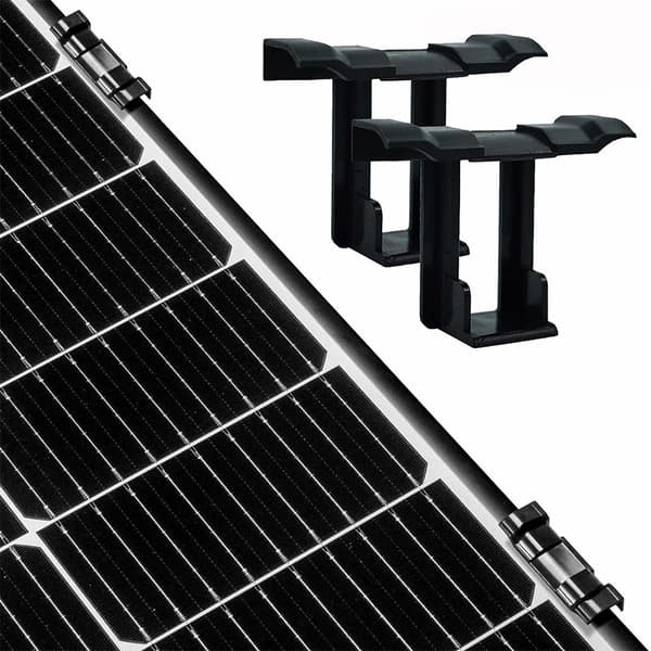Vattenavloppsklämma i ABS för solpanel – 30 mm, 10-pack