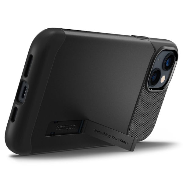 Spigen Slim Armor Bakskal till iPhone 14 Plus - Svart