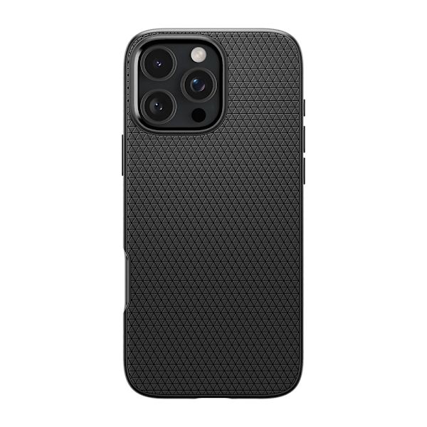 Spigen Liquid Air Backshell til iPhone 16 Pro - Svart