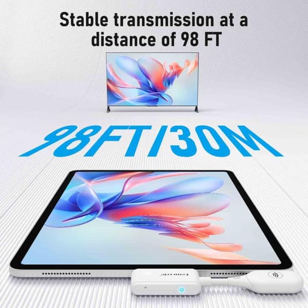Lemorele trådløs USB-C-sender P10 til billedoverførsel 1080p 50