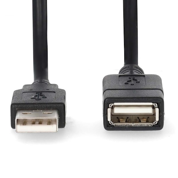 Nedis USB-förlängningskabel 2 m – USB 2.0 med 480 Mbit/s