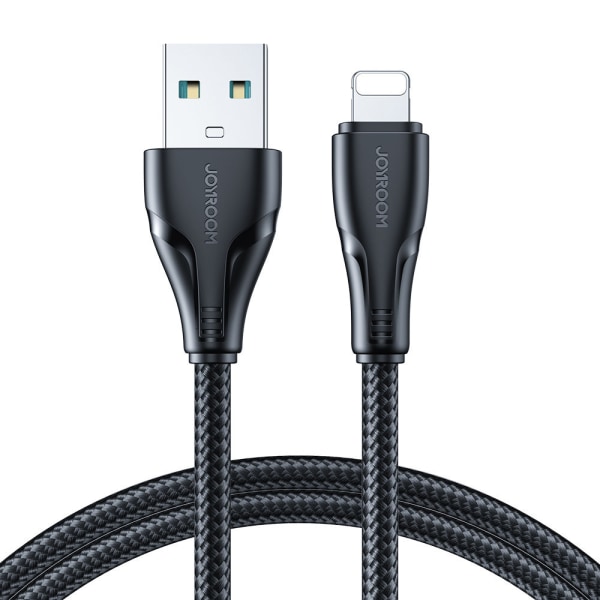Joyroom Surpass USB-kabel - USB till Lightning 2,4A 2m - Svart