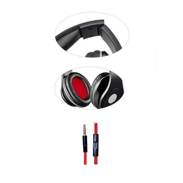 Rebeltec over-ear hovedtelefoner med AUX - hvid