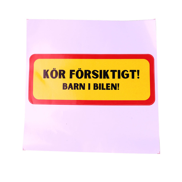 Puskuritarra - Barn i bilen
