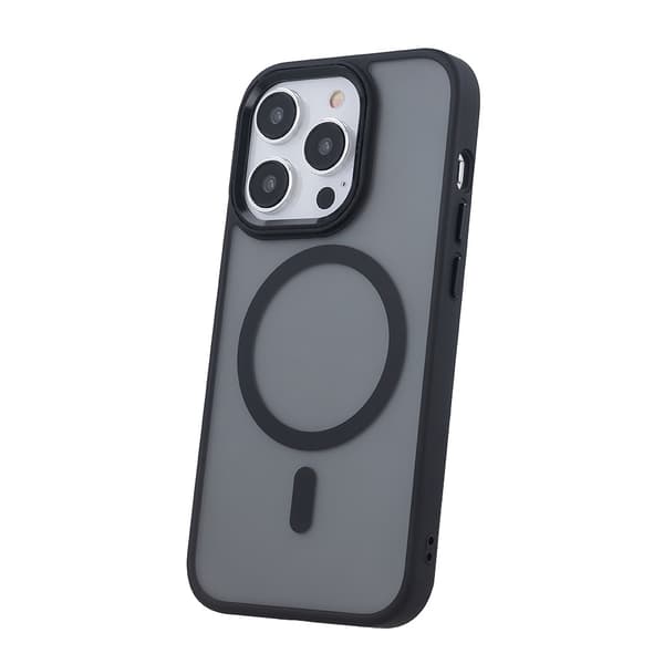 Frostet MagSafe-cover til iPhone 17 – Sort