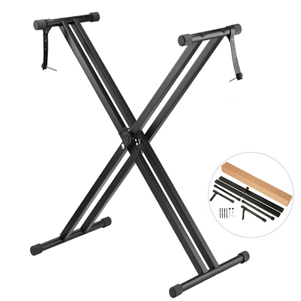 Robust & justerbart Piano- och keyboardstativ