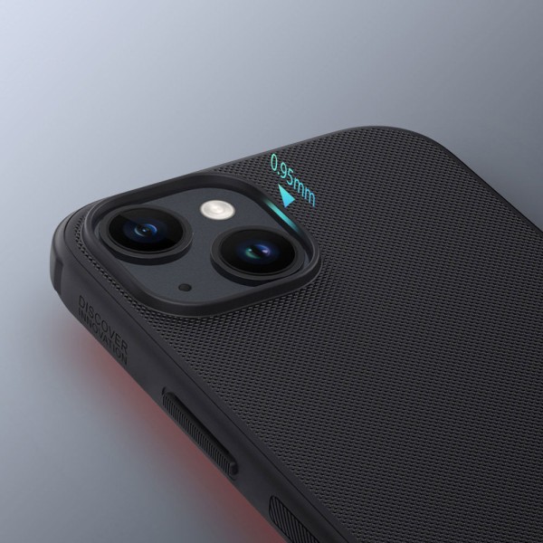 Nillkin Super Frosted Shield Pro Cover til iPhone 15 Plus - Sort