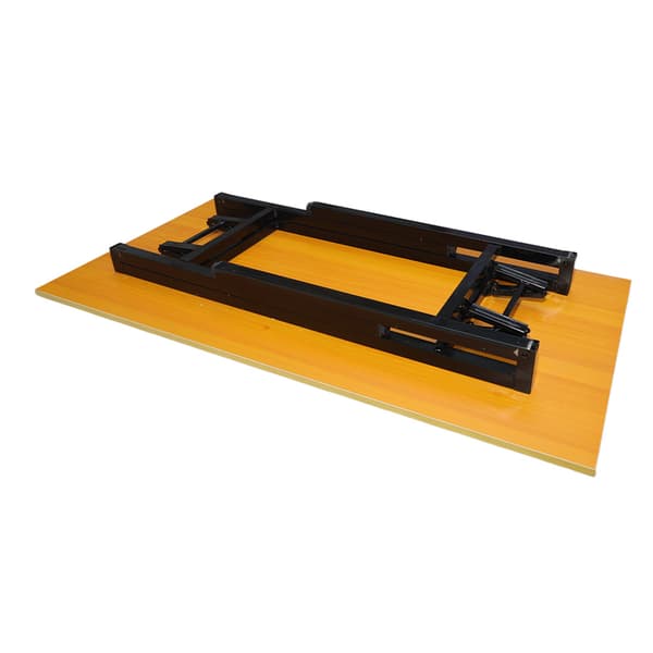 Hopfällbart bord 120×60×75 cm / fällbart skrivbord med stålram