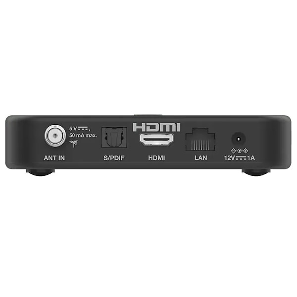 Strong 4K + DVB-T2 Wi-Fi Google TV-mediaspelare med Chromecast