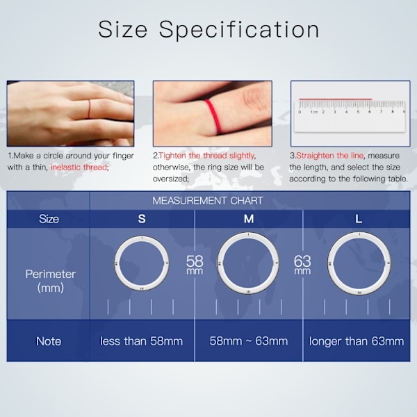 Jakcom smart ring med RFID och NFC-funktioner, storlek S – svar