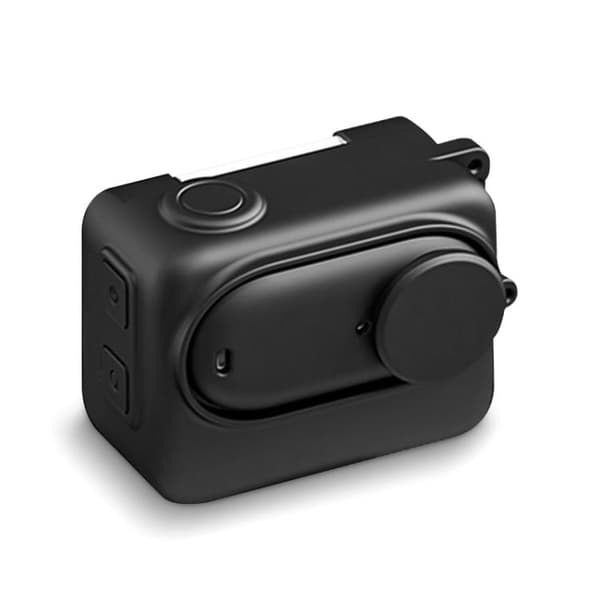 Silikoneomslag med modlysblænde og rem til Insta360 GO 3S - Sort