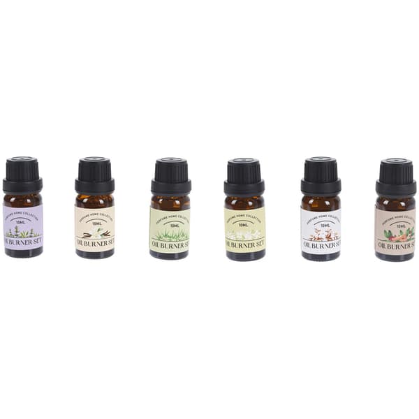 Duftolier 6 stk / sæt med 10 ml aromaolier i glasflasker til ru