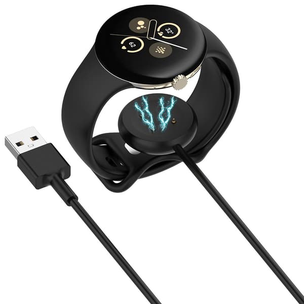 Opladningskabel med USB-A og magnetisk stik til Fitbit Ace LTE