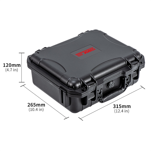 Vattentät förvaringsväska till DJI Osmo Action 5 Pro med stor k