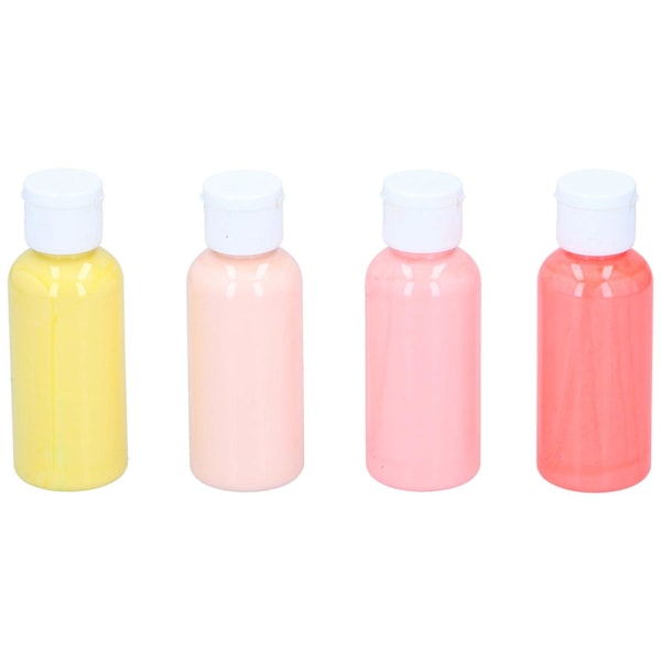 Artico Akrylmaling Pastel 80ml 4-pak - Gul/Pink