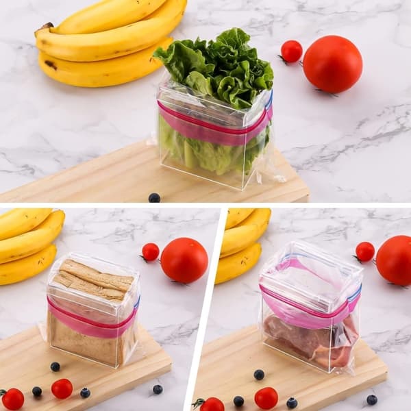 Pidike vetoketjullisille muovipusseille 2-pack