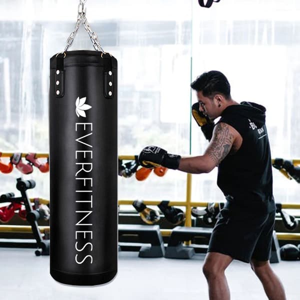 Boxningssäck 80 cm ofylld / sandsäck för träning / boxsäck hemm