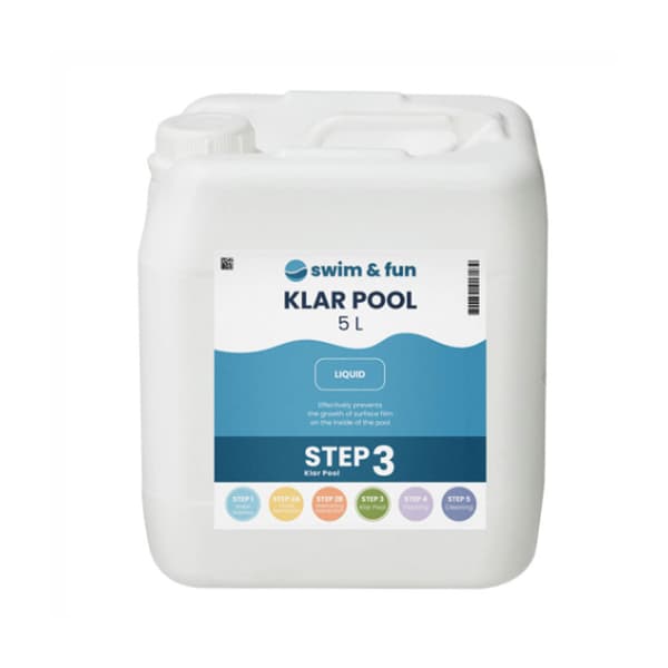 Swim & Fun KlarPool 5L / Poolmedel mot beläggningar / Flytande