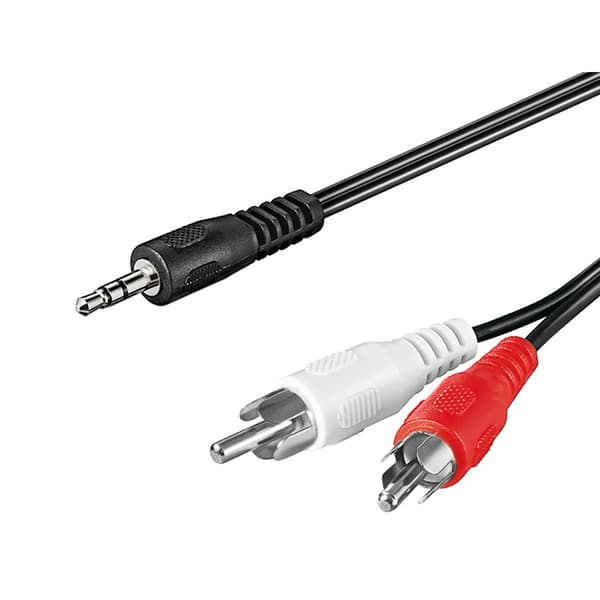Goobay Äänisovitinkaapeli 3,5mm - 2xRCA - 1,5M