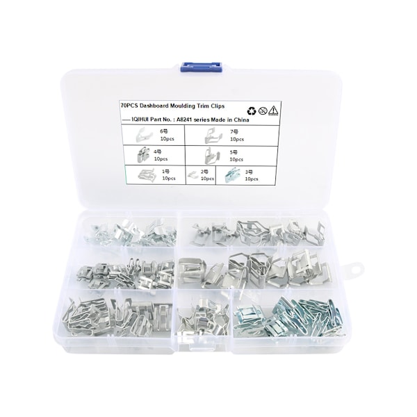 Metallclips 70-pack