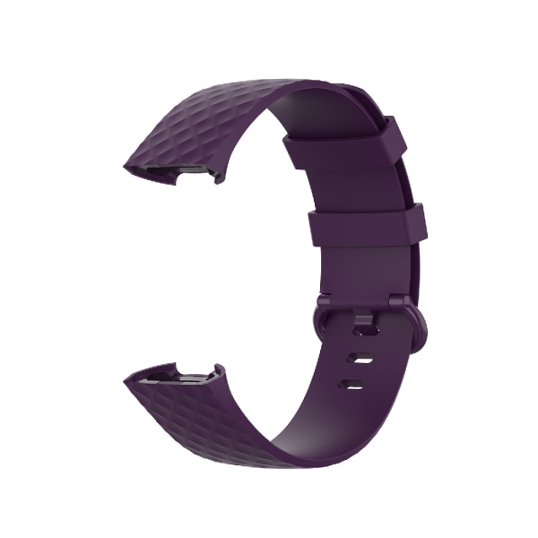 Urrem Fitbit Charge4 / Charge3 S Mørkelilla
