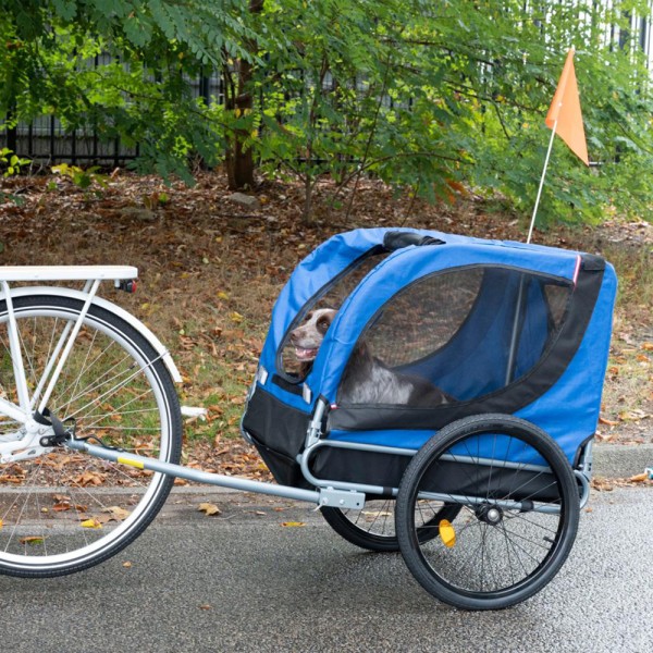 Peräkärry polkupyörään lemmikkieläimille