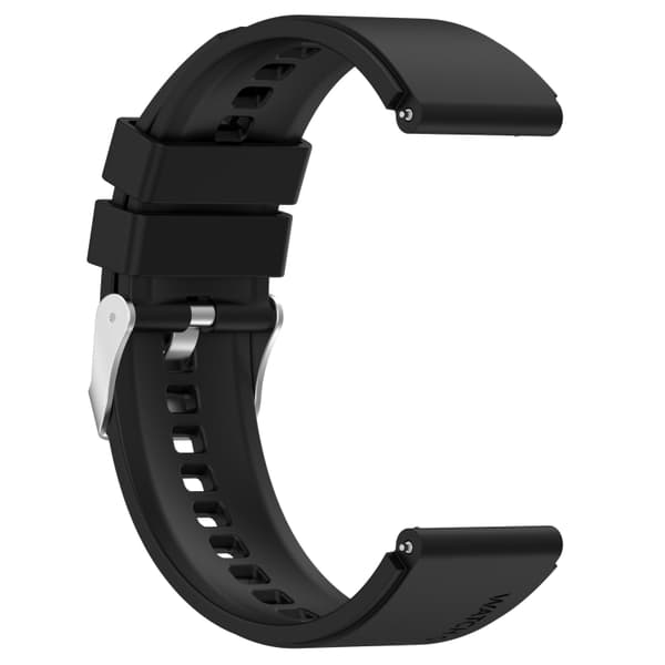 Silikonerem til Huawei Watch GT 3 Pro 46 mm - sort