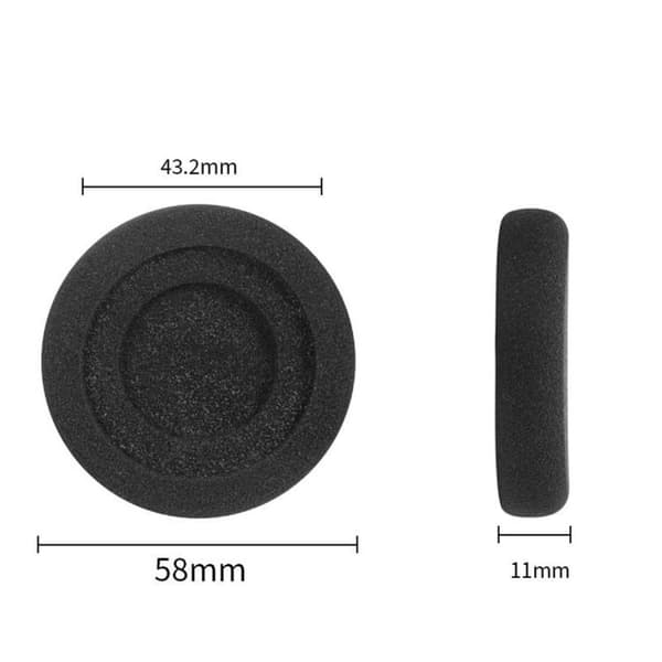 Korvatyynyt Jabra Evolve 20/30/40/65 - Svart