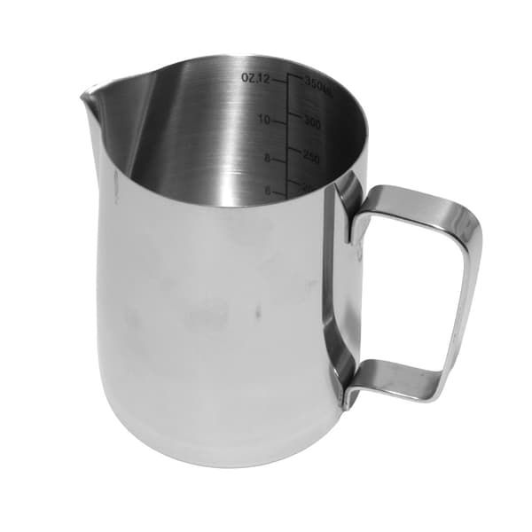Mælkeskummekande 350 ml / mælkekande i rustfrit stål med latte