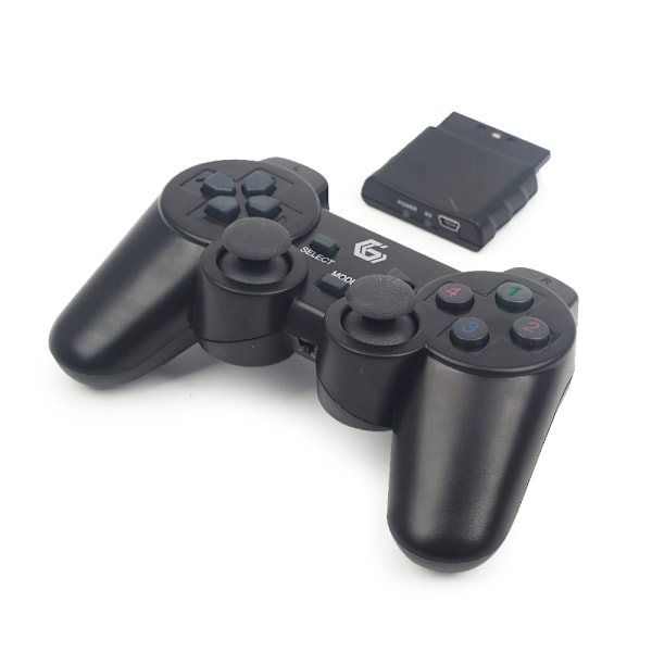 Gembird Dual Vibration Trådløs controller til PC, Playstation 2