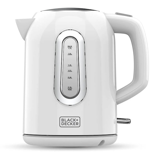 Black+Decker Vattenkokare 1,7L 2200 W - Vit