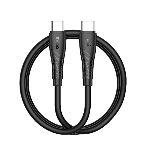BWOO 60W USB-C-kabel 1m - Sort