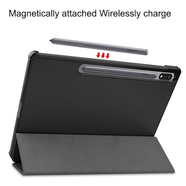Trifold Fodral med ställ till Samsung Galaxy Tab S8+ / Tab S8 P