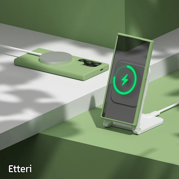 Etteri Silikoneetui til Samsung Galaxy S24 Ultra - Grøn
