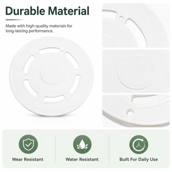 Moppeholder til Ecovacs Deebot X1 Omni/Turbo/X1S Pro – Hvid / M