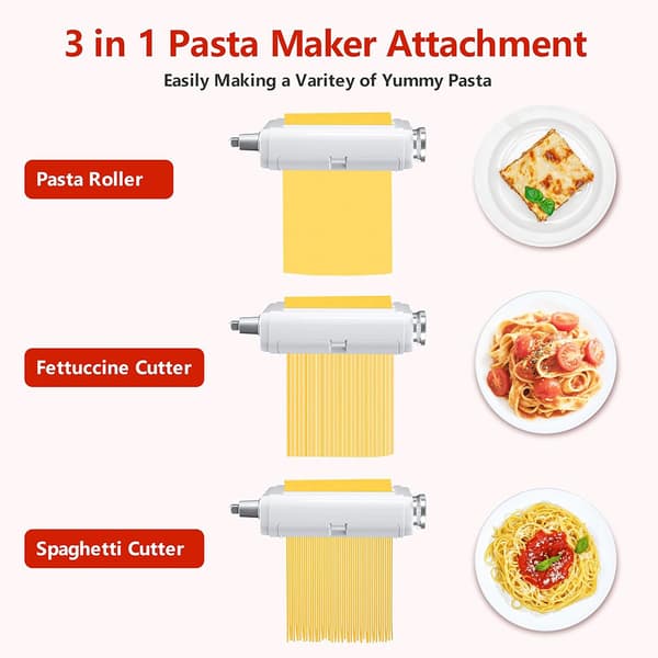 3-i-1 pastaskärare till KitchenAid köksmaskin