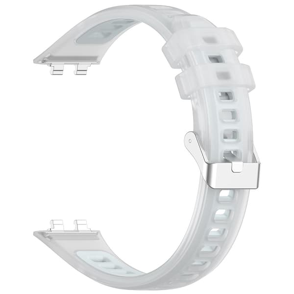 Silikonearmbånd til Huawei Band 11 Pro – Hvid / Jelly-armbånd /