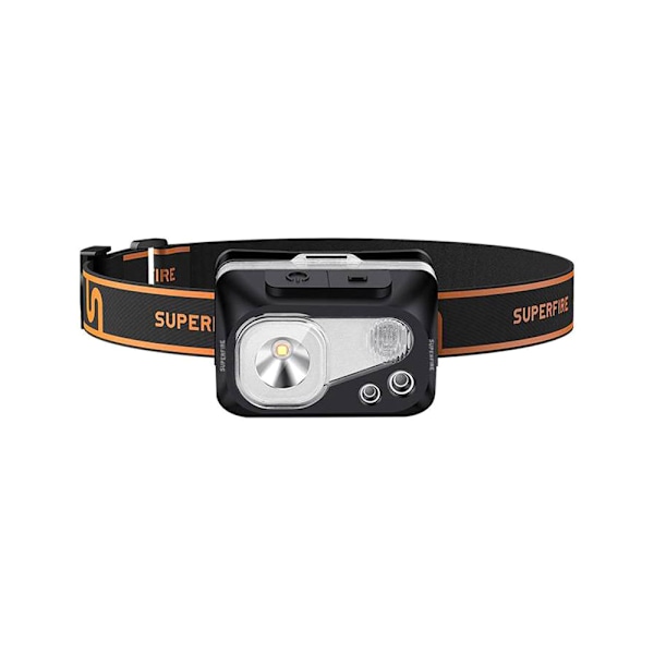 Superfire HL07 LED-pandelampe med 320 lm, 5 lystilstande og bev