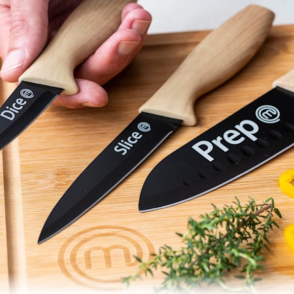 Masterchef Natural Knivsæt med 3 knive - Kendt fra MasterChef D