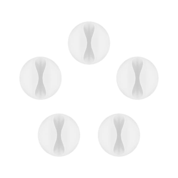 Goobay Kaapelipidike Valkoinen 5-pack 5-pack