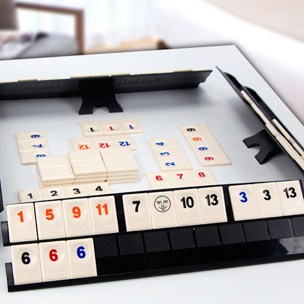 Mahjongspel i kompakt format, komplett set för traditionellt ki