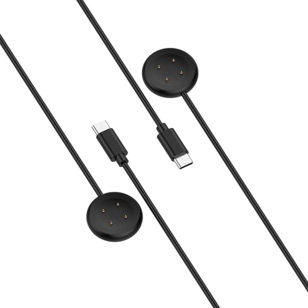 Opladningskabel med USB-C og magnetisk forbindelse til FitBit A