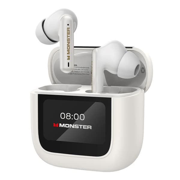 Monster TH300 True Wireless-headset med ANC – Hvid / TWS-hovedt