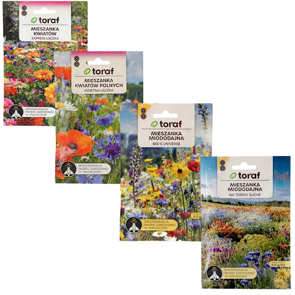 Fröpaket – Pollinatörer – Skapa en blomstrande äng för bin och
