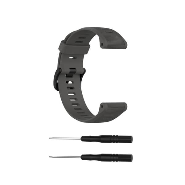 Silikon armband till Garmin Forerunner 945, grå