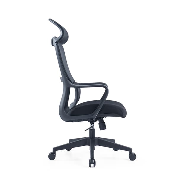 Ergonomisk kontorstol / skrivebordsstol / arbejdsstol med nakke