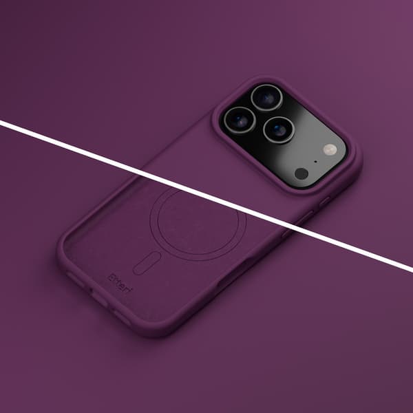 Etteri silikone MagSafe-cover til iPhone 17/18 Pro Max – Kirseb