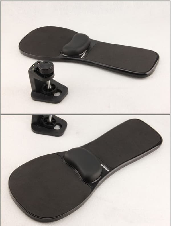 Armstöd med musbricka – ergonomisk för skrivbord/stol