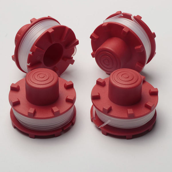 Trimmerspole och lock kompatibel med Einhell 3405096, 4-pack +