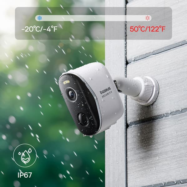 Baseus Security N1 2K - 3 kameraer og 1 basestation